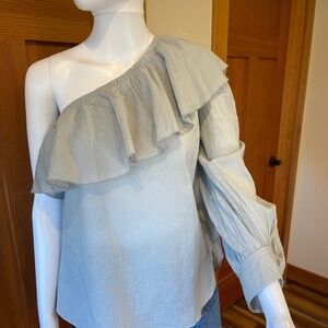 APiece Apart one sleeve blouse